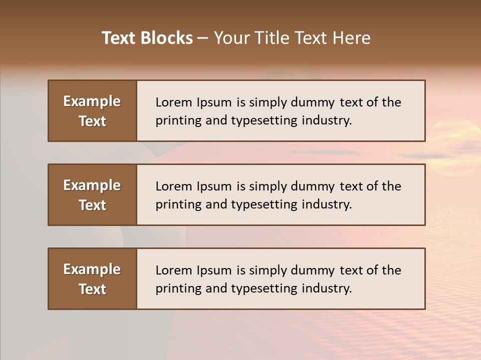 Sexy Sky Holiday PowerPoint Template