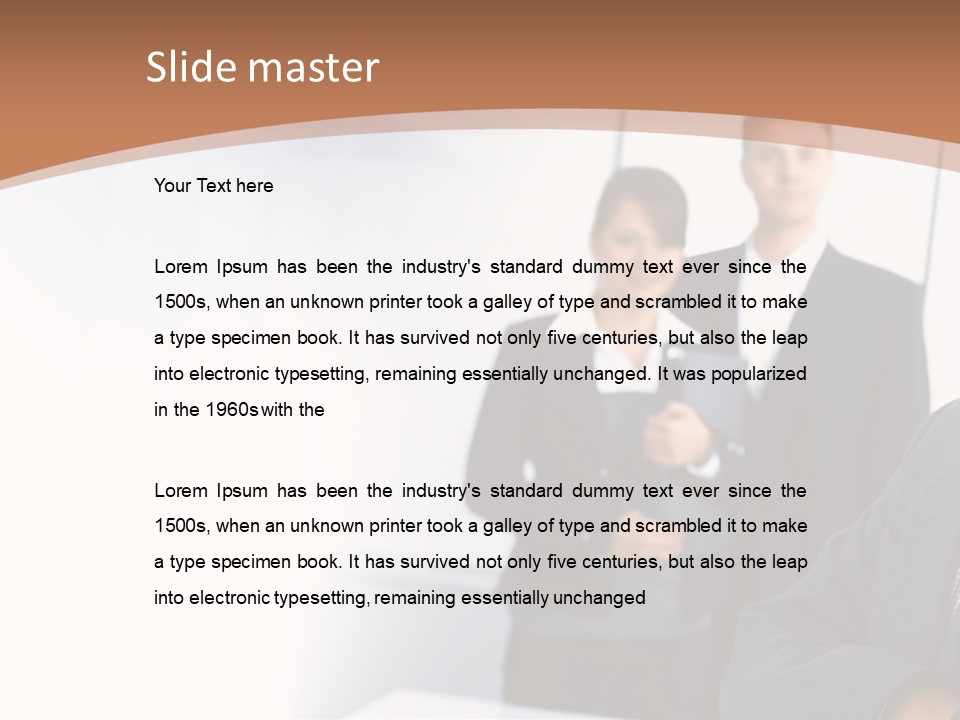 Profe Ional Happy People PowerPoint Template