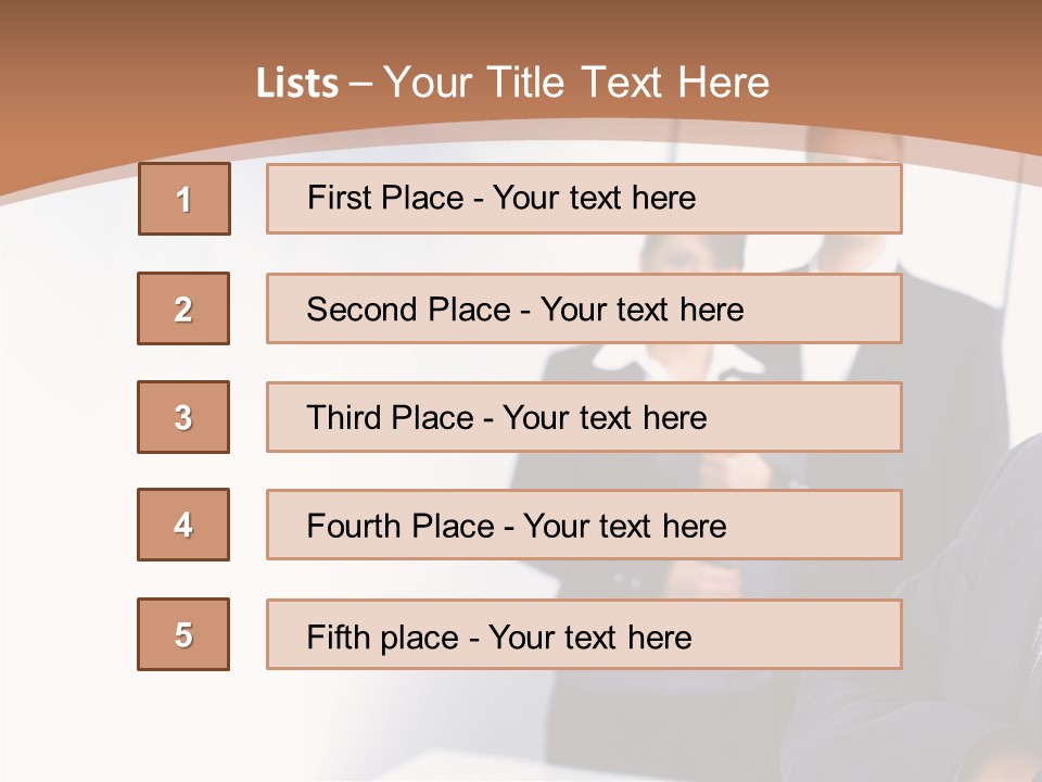 Profe Ional Happy People PowerPoint Template