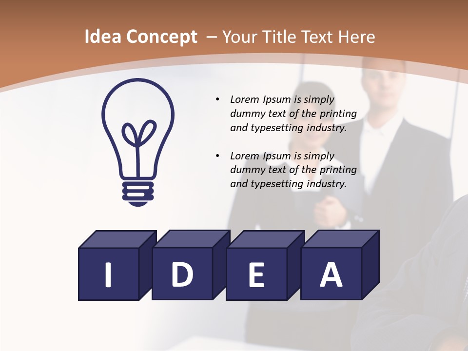 Profe Ional Happy People PowerPoint Template