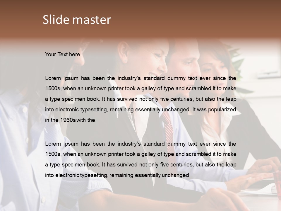 Office Corporate Human PowerPoint Template