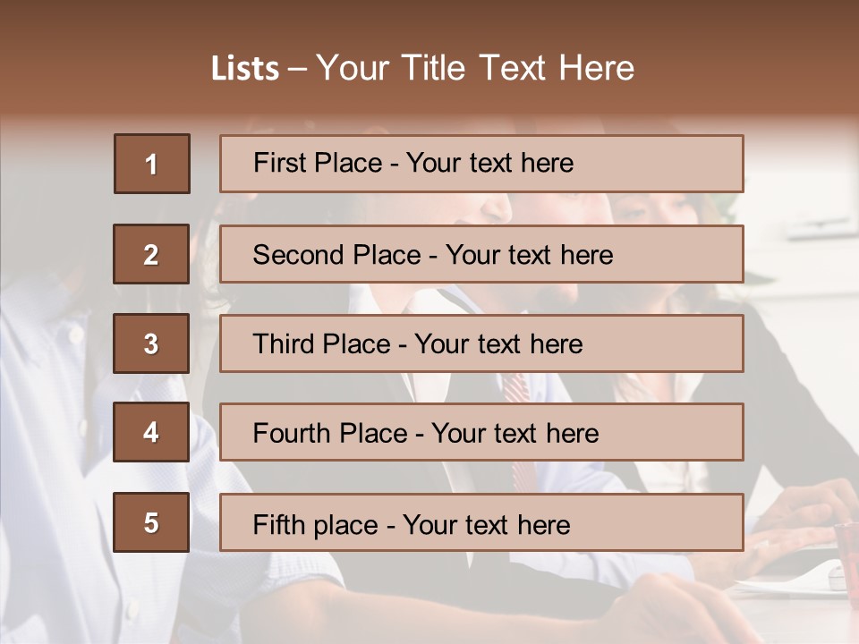 Office Corporate Human PowerPoint Template