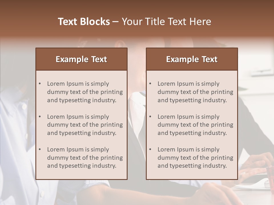 Office Corporate Human PowerPoint Template