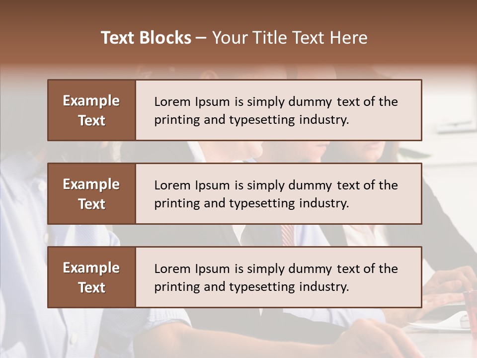 Office Corporate Human PowerPoint Template