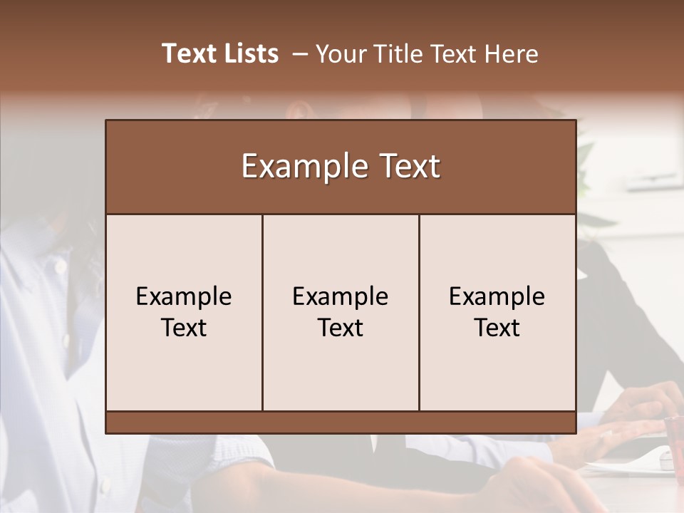 Office Corporate Human PowerPoint Template