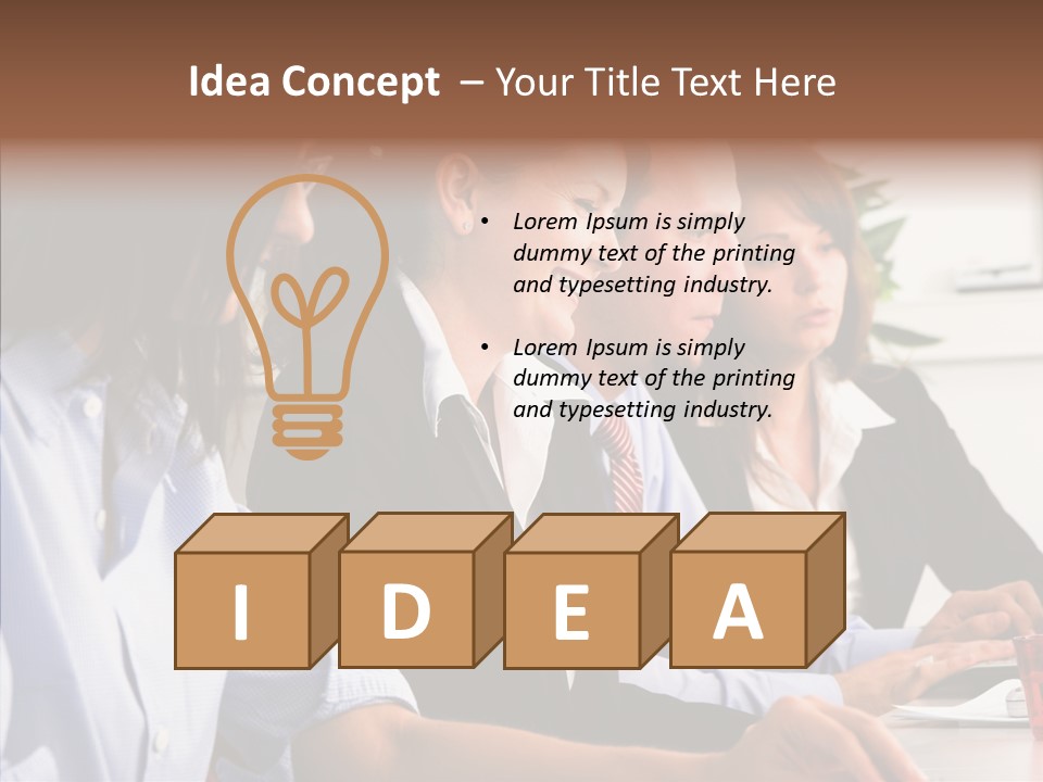 Office Corporate Human PowerPoint Template