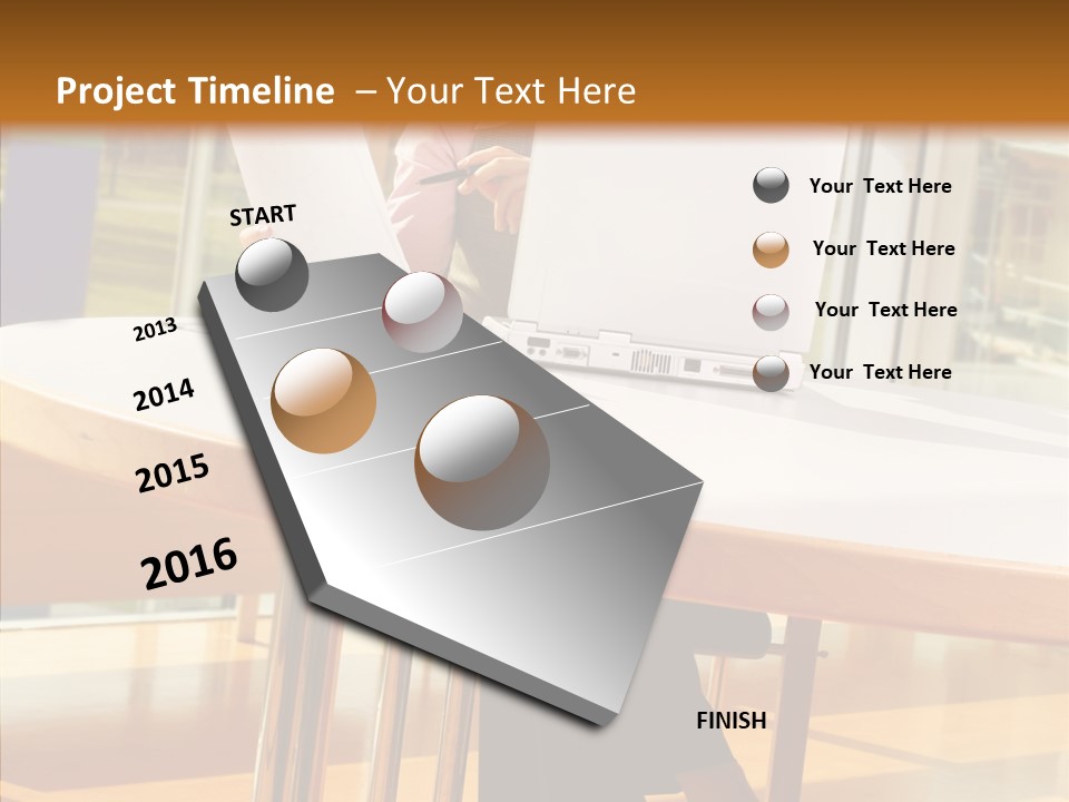 People Businesspeople Office PowerPoint Template
