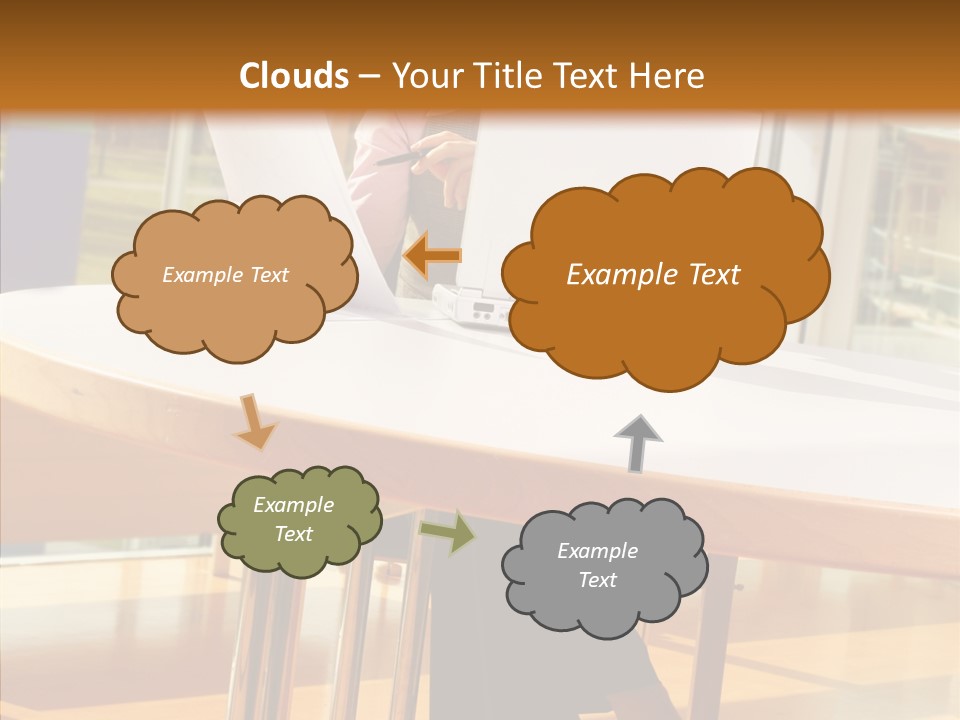 People Businesspeople Office PowerPoint Template