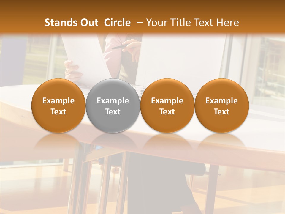 People Businesspeople Office PowerPoint Template