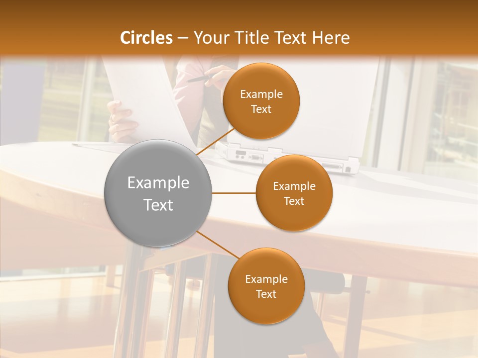 People Businesspeople Office PowerPoint Template