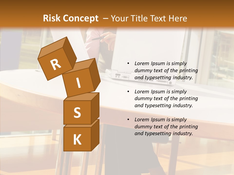 People Businesspeople Office PowerPoint Template