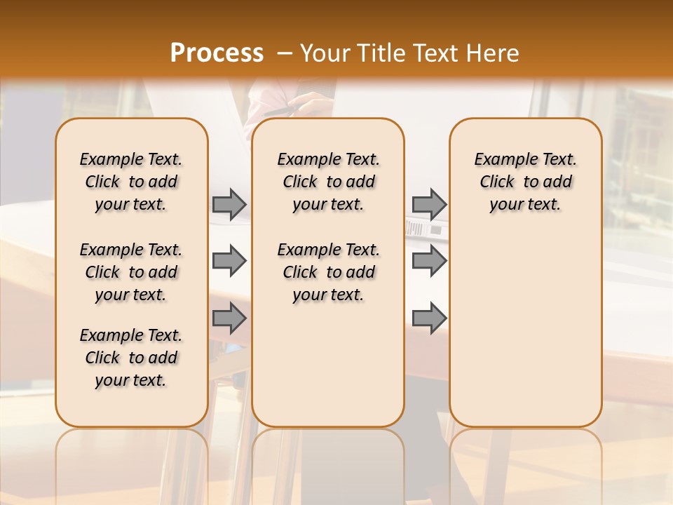 People Businesspeople Office PowerPoint Template