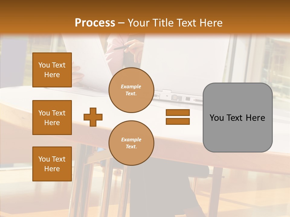 People Businesspeople Office PowerPoint Template