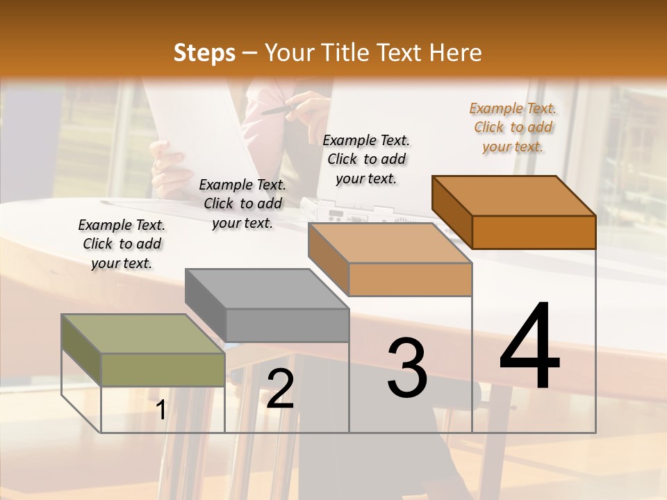 People Businesspeople Office PowerPoint Template