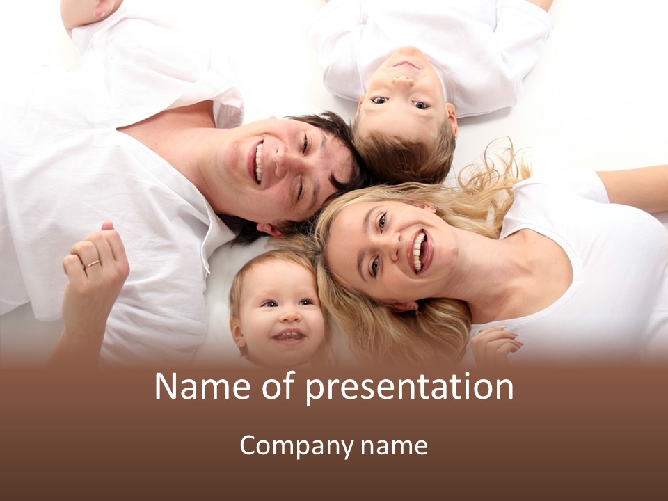 Clean Parent Toddler PowerPoint Template