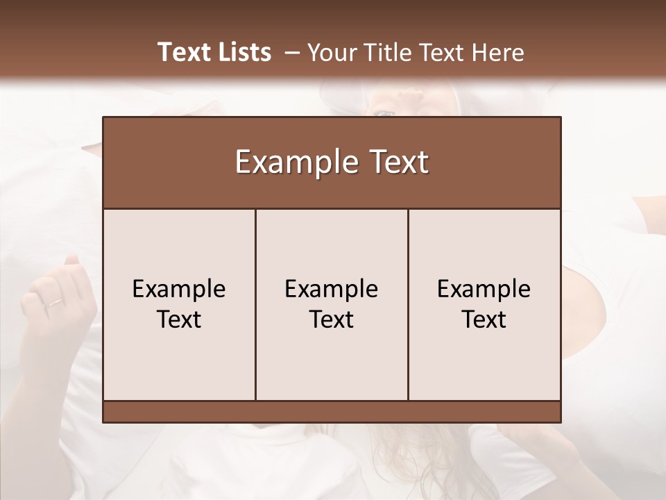 Clean Parent Toddler PowerPoint Template