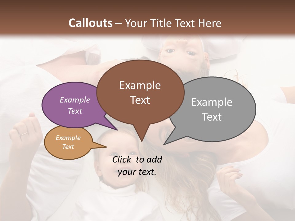 Clean Parent Toddler PowerPoint Template