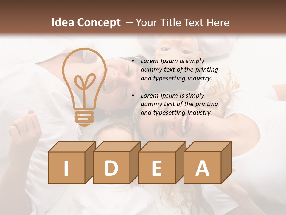 Clean Parent Toddler PowerPoint Template