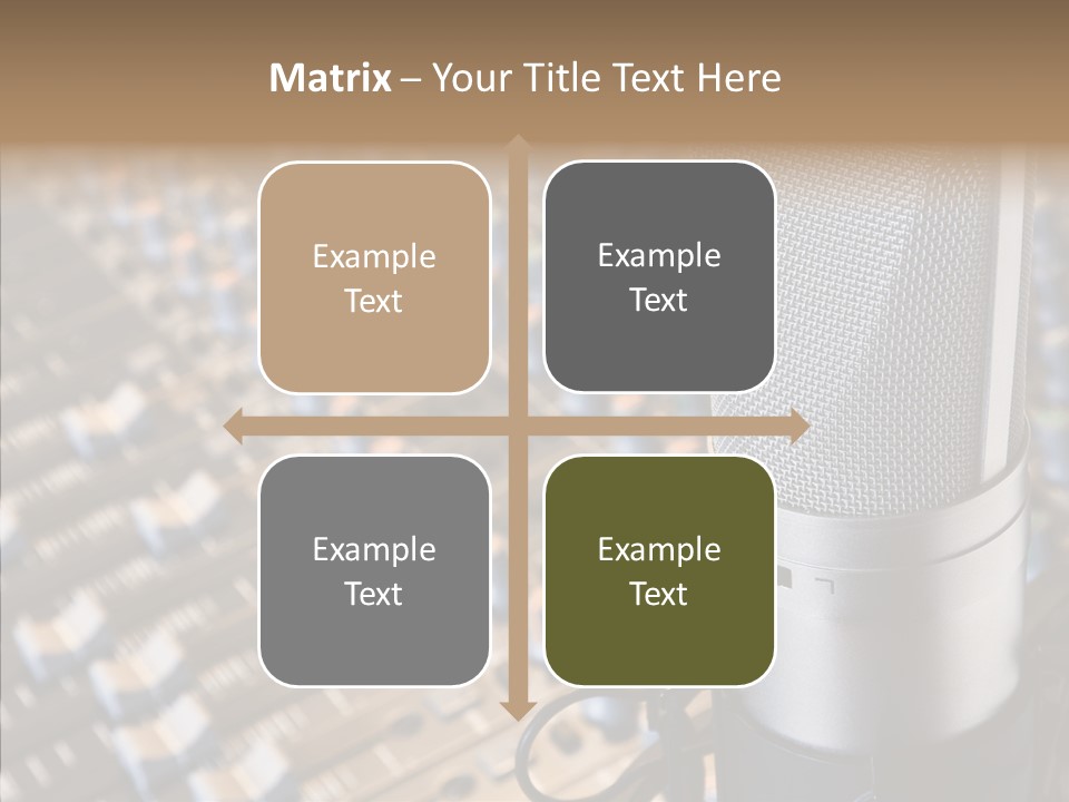 Musical Buttons Volume PowerPoint Template