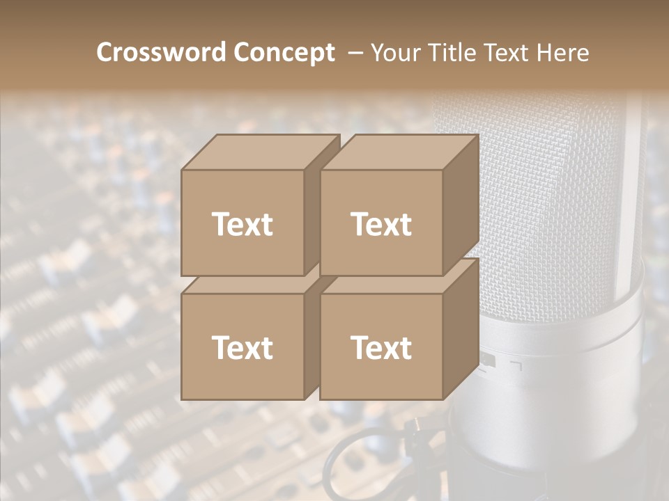 Musical Buttons Volume PowerPoint Template