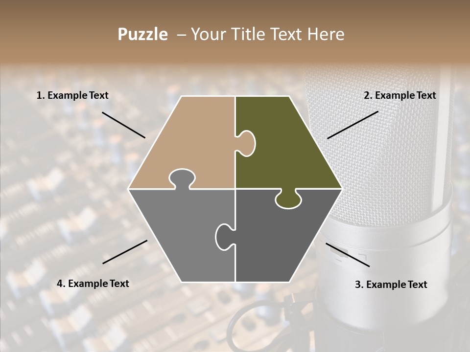 Musical Buttons Volume PowerPoint Template