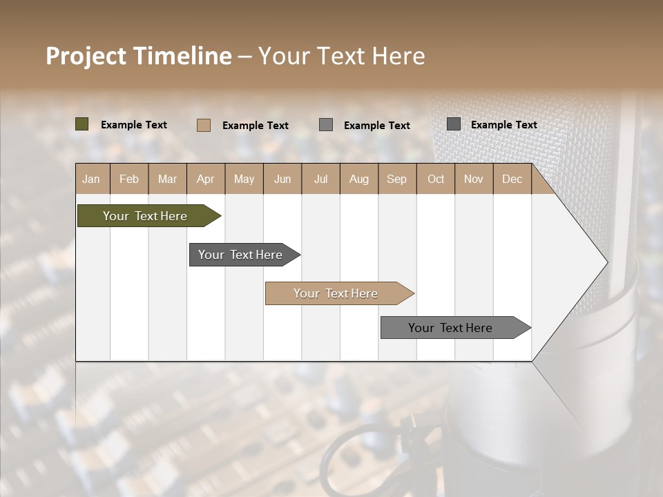 Musical Buttons Volume PowerPoint Template