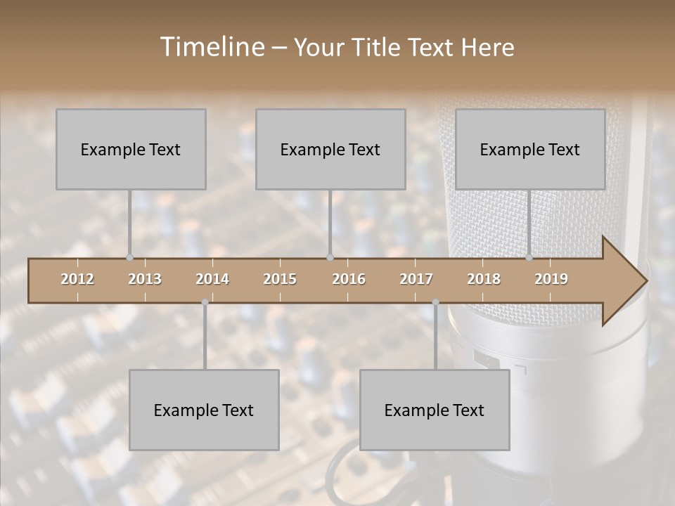 Musical Buttons Volume PowerPoint Template