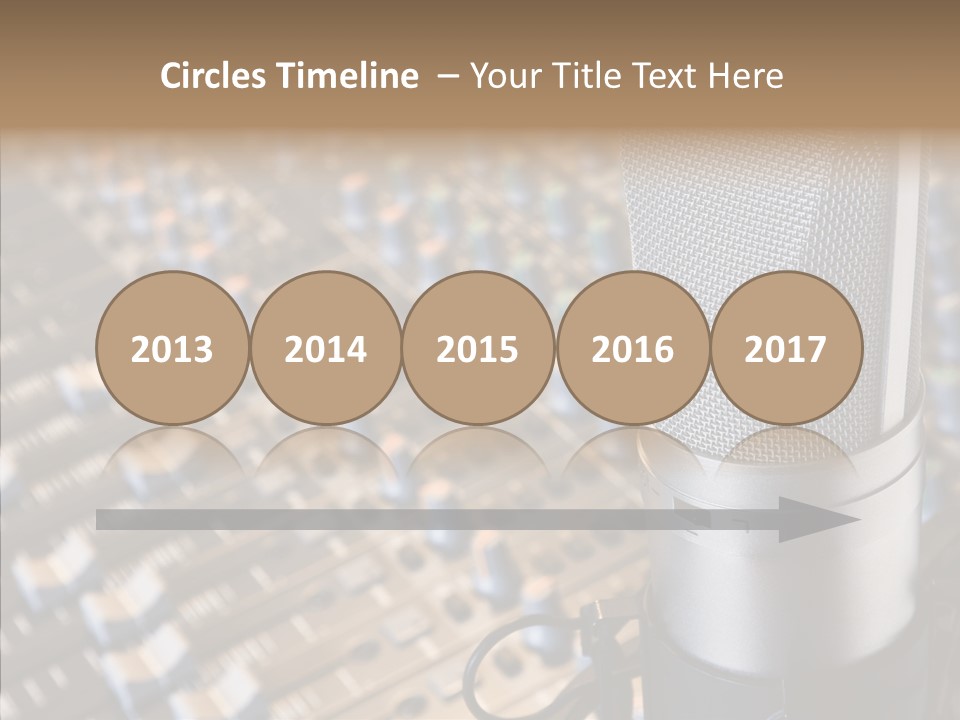 Musical Buttons Volume PowerPoint Template