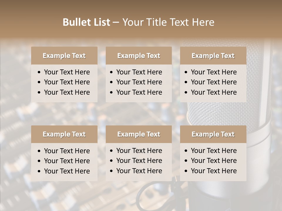 Musical Buttons Volume PowerPoint Template
