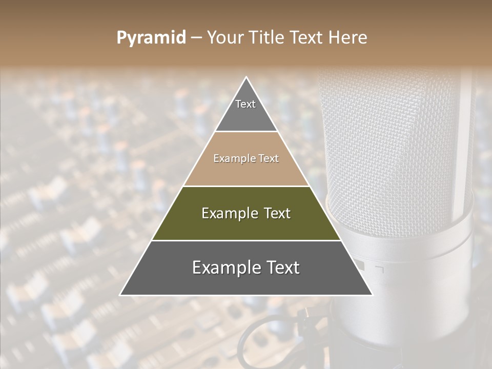 Musical Buttons Volume PowerPoint Template