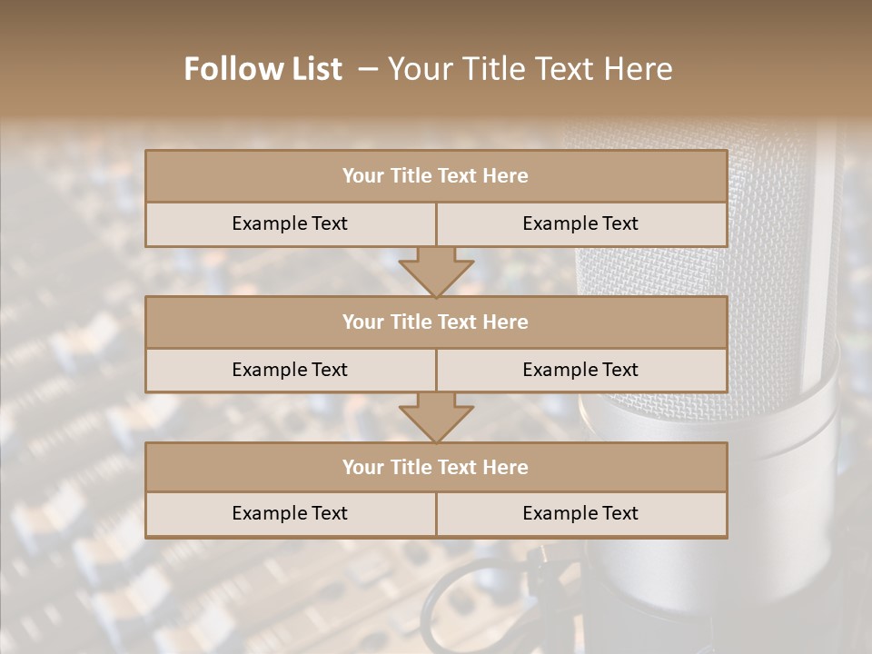 Musical Buttons Volume PowerPoint Template