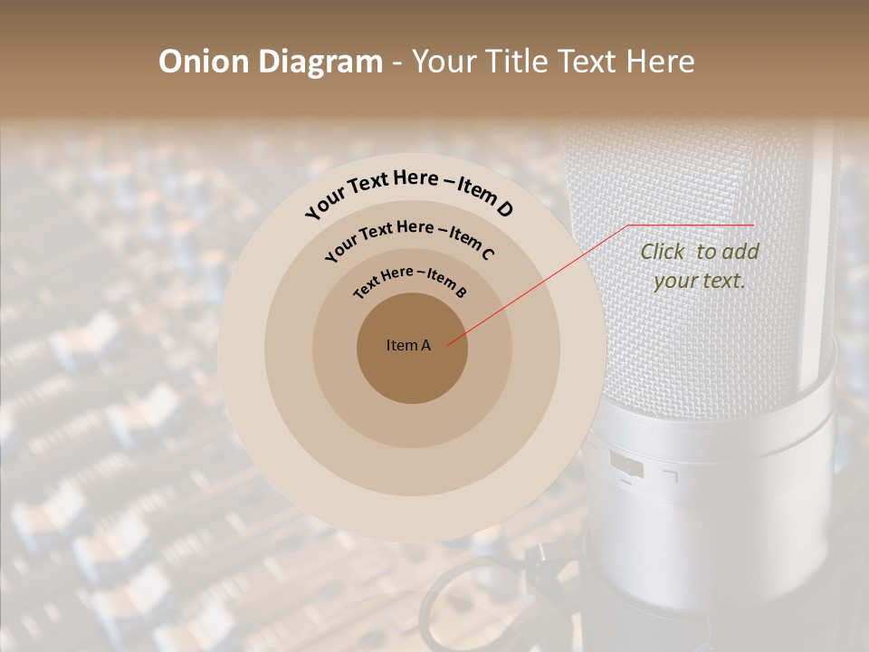 Musical Buttons Volume PowerPoint Template