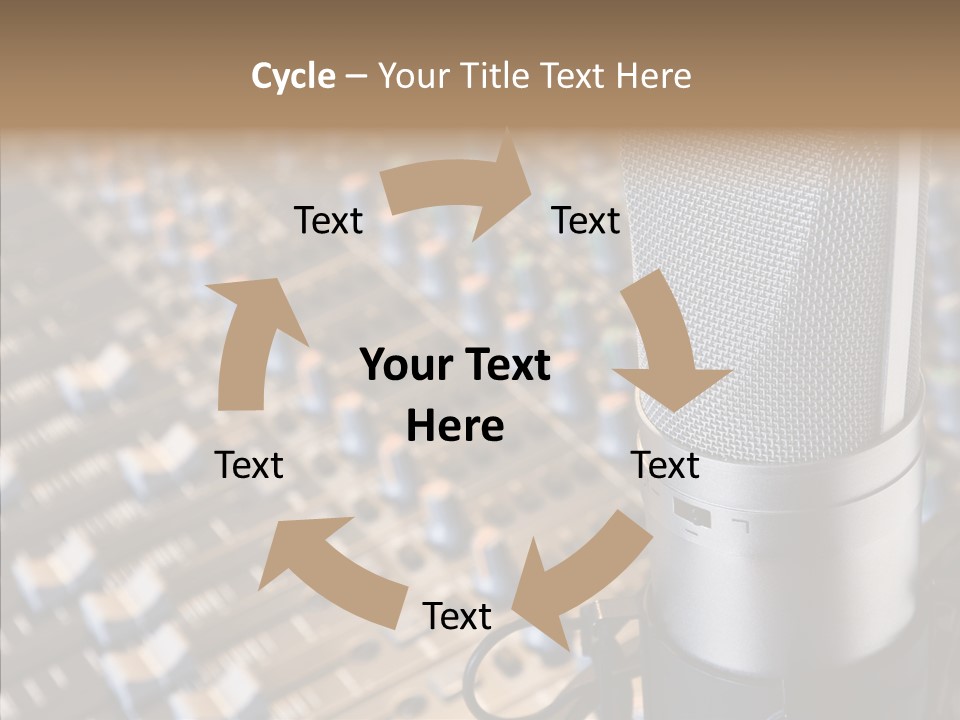 Musical Buttons Volume PowerPoint Template
