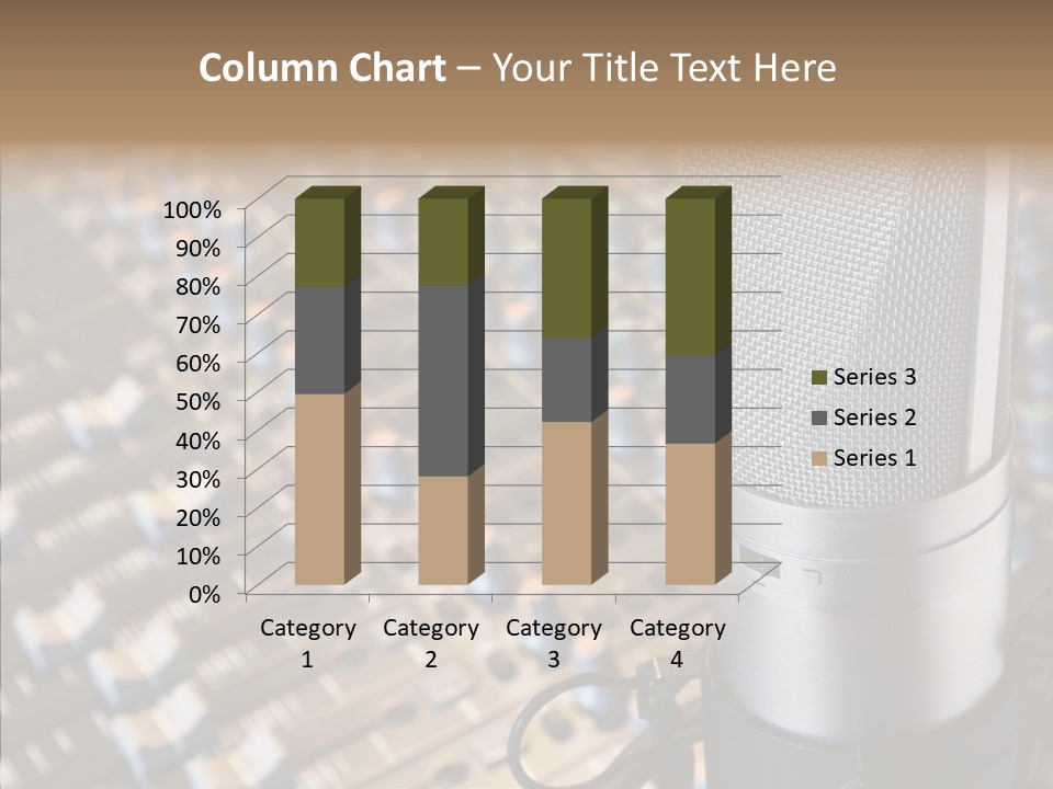 Musical Buttons Volume PowerPoint Template