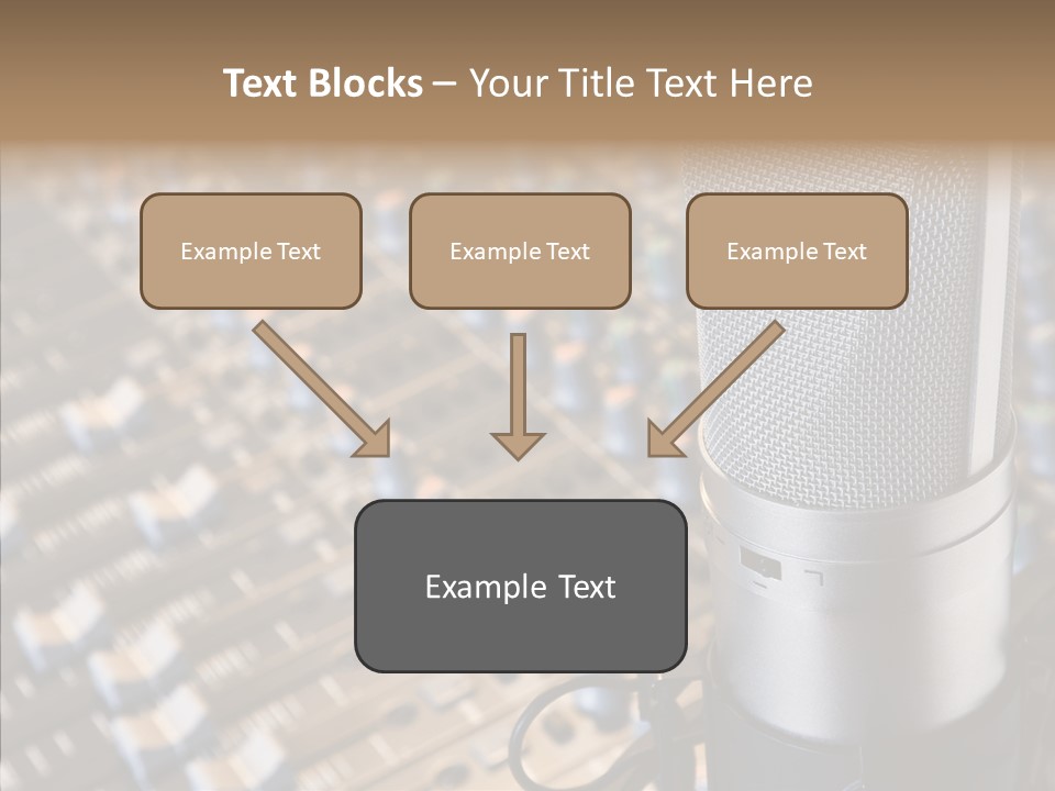 Musical Buttons Volume PowerPoint Template