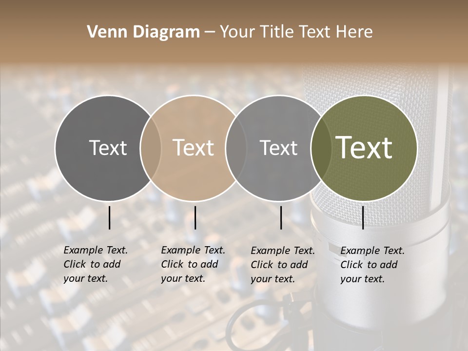 Musical Buttons Volume PowerPoint Template