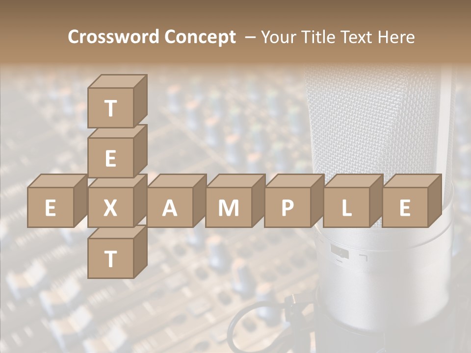 Musical Buttons Volume PowerPoint Template
