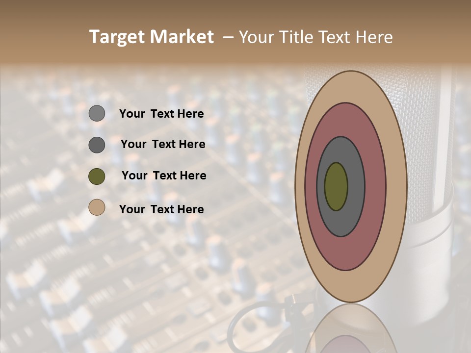 Musical Buttons Volume PowerPoint Template