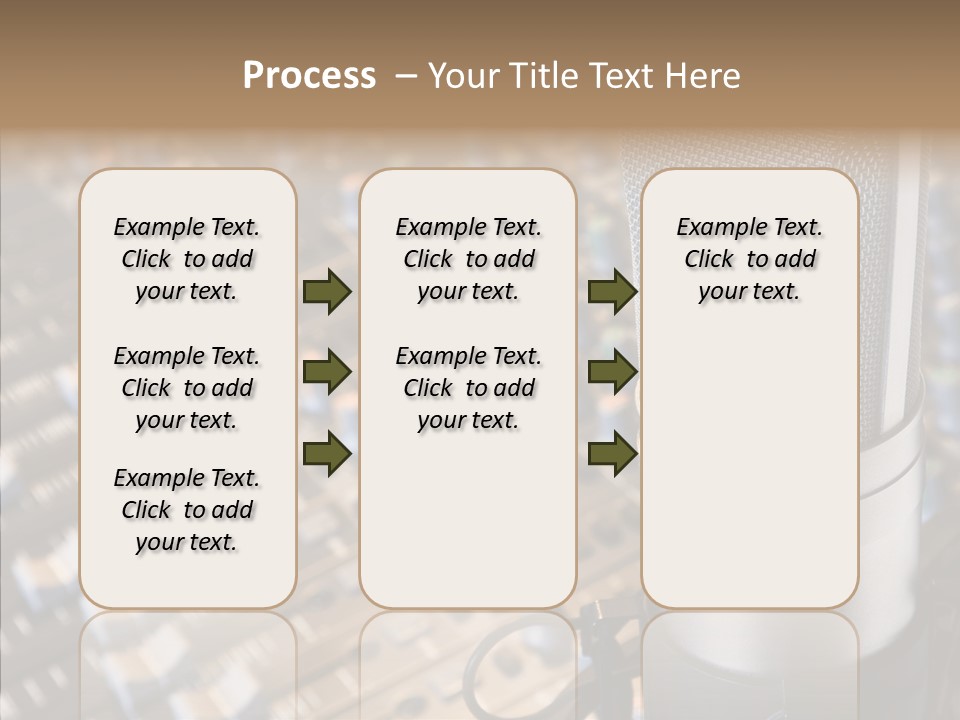 Musical Buttons Volume PowerPoint Template