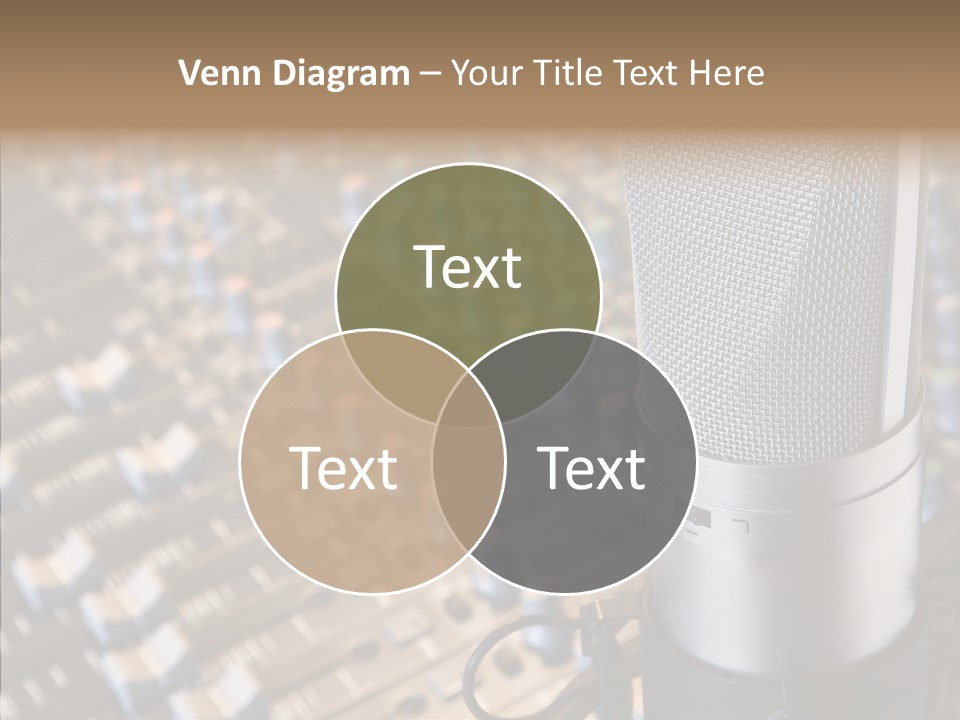 Musical Buttons Volume PowerPoint Template