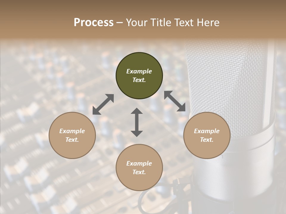 Musical Buttons Volume PowerPoint Template