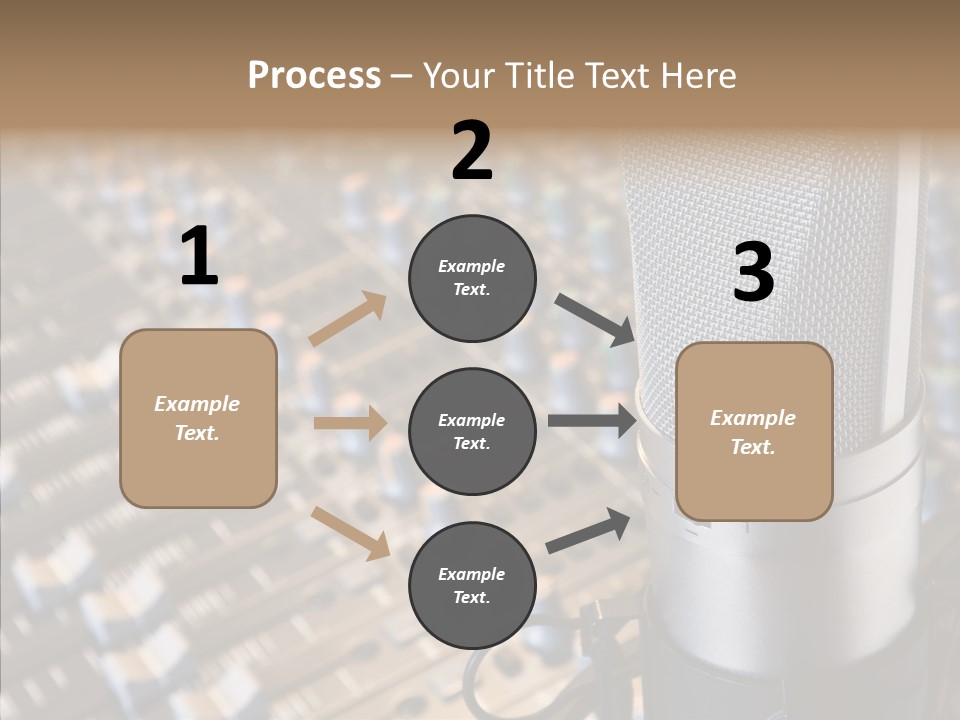 Musical Buttons Volume PowerPoint Template
