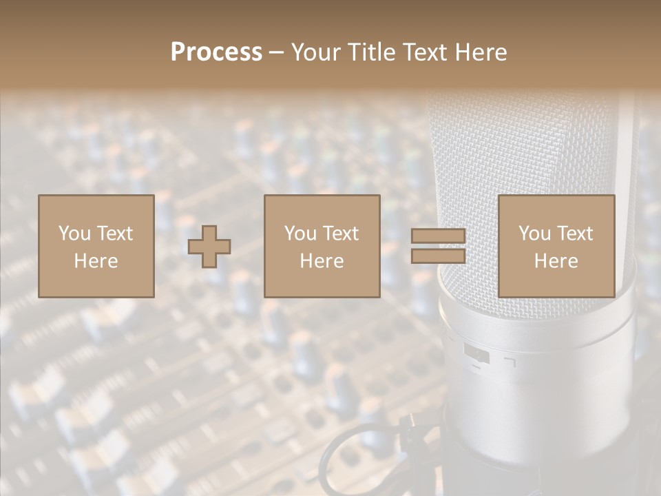 Musical Buttons Volume PowerPoint Template