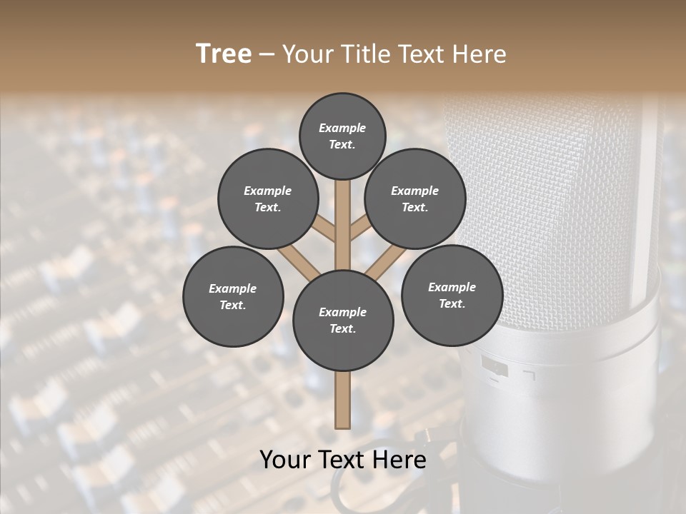 Musical Buttons Volume PowerPoint Template