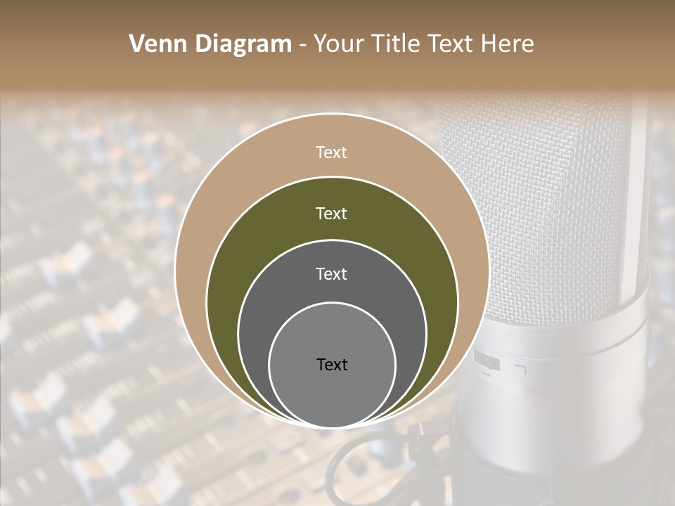 Musical Buttons Volume PowerPoint Template