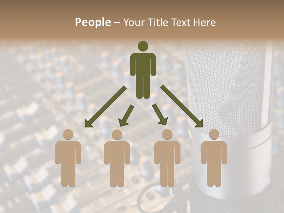 Musical Buttons Volume PowerPoint Template