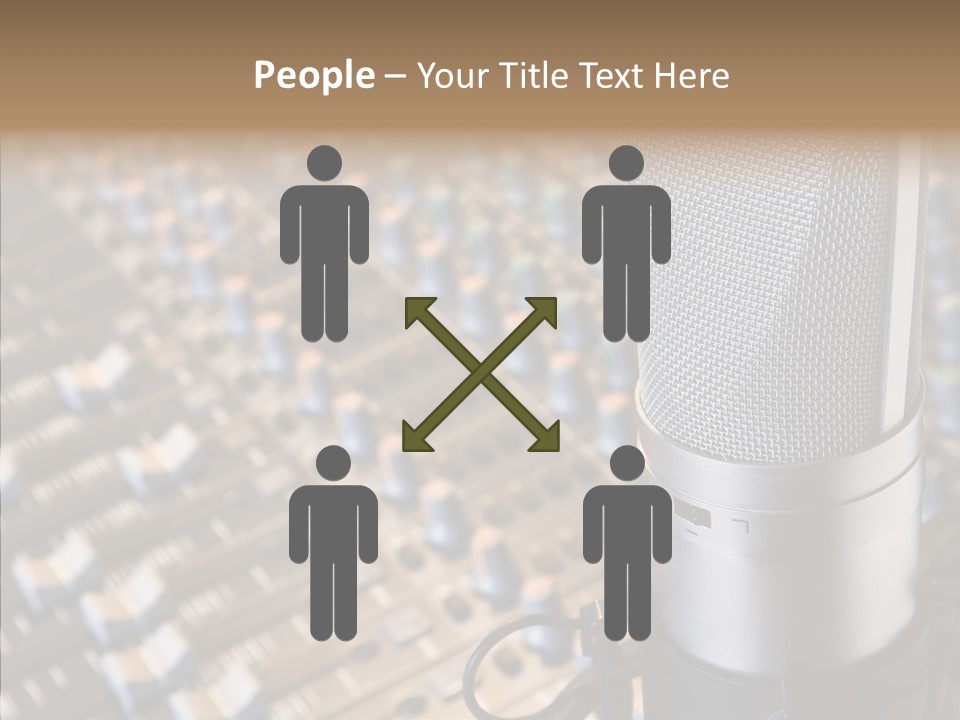 Musical Buttons Volume PowerPoint Template