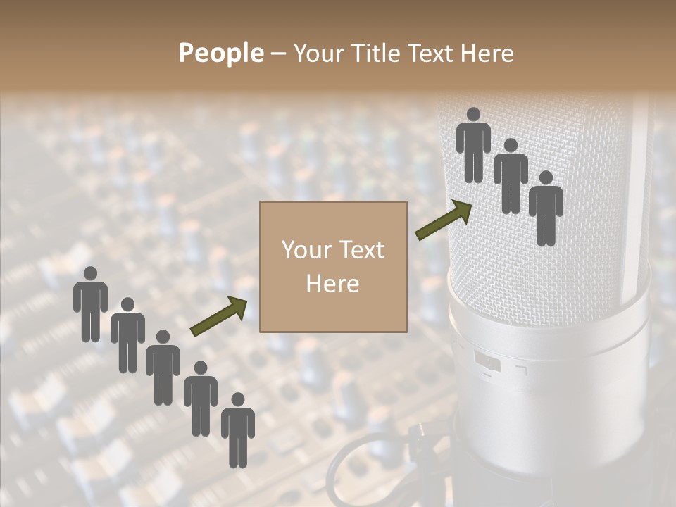 Musical Buttons Volume PowerPoint Template