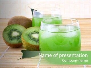 Fruit Tasty Cocktail PowerPoint Template