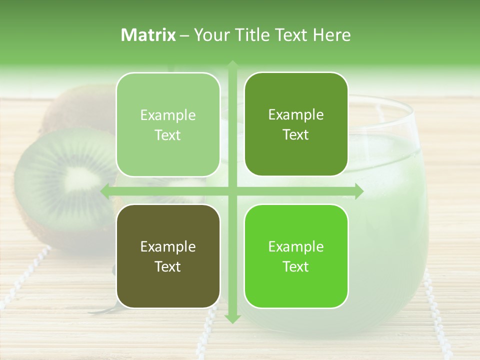 Fruit Tasty Cocktail PowerPoint Template